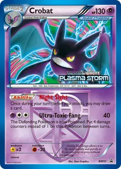 BW Black Star Promos Crobat Pokémon card